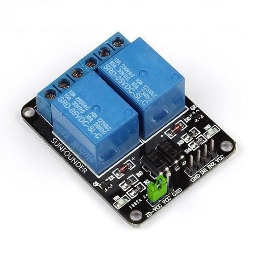 1pc-12V 2-Channel Electrical Relay Module Price Low Level Trigger Relay shield
