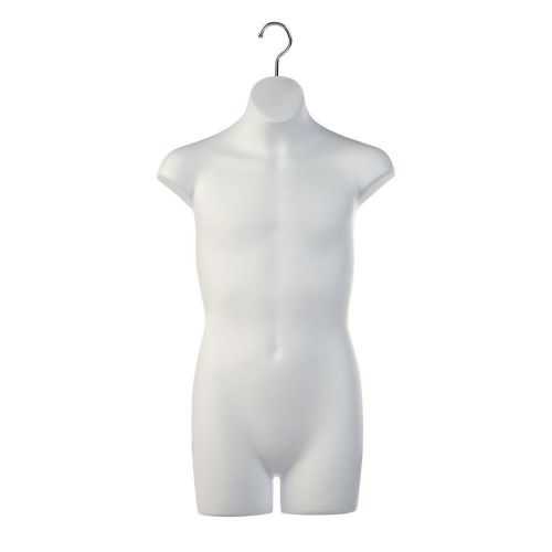 NEW LOT OF 10 ECONOCO BHR5/W TEENAGE BOY TORSOS, WHITE PACK OF 10 – Picture 0