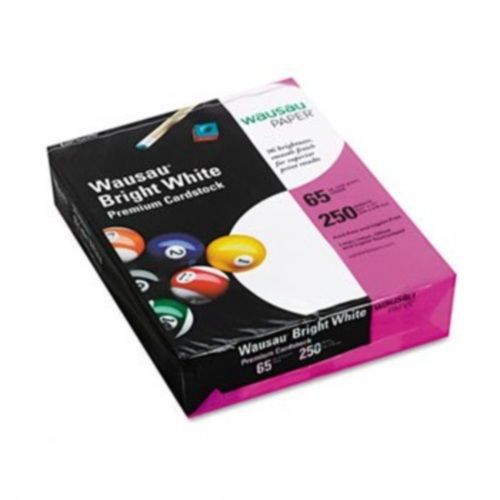 Wausau Paper™ Bright White Card Stock PAPER,LASER,250SH,65#,BRW (Pack of6)