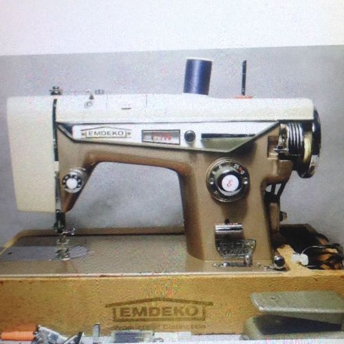 Vintage HTF  EMDEKO Japan Heavy Duty Industrial Sewing Machine-Smooth Zig-Zag