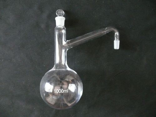 1000 ml round bottom boiling flask with arm for sale
