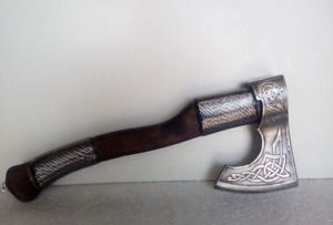Steel axe made of special spring alloy