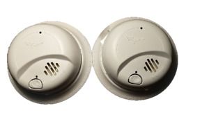LOT OF 2 BRK 9120B 115VAC smoke alarm with battery back-up