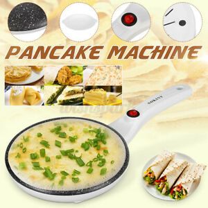 Electric Pancake Pan Maker Eggs Omelette Non Stick Kitchen Cooker Baking  lk &amp;