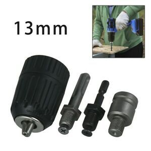Drill Chuck Accessories Bit Chuck Conversion Keyless Quick Change Driver