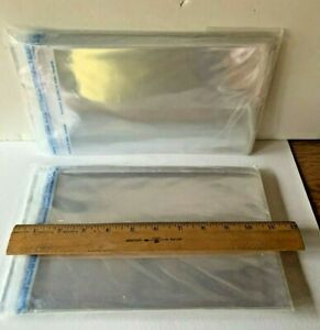 100 ULINE S-15460 Clear Resealable Polypropylene 6&#034; x 9&#034; Bag Acid Free Archival