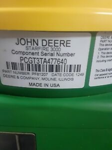 John Deere GreenStar StarFire 3000 GPS SF1 Position Receiver Deluxe Shroud