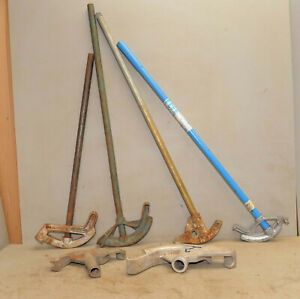6 pipe benders Ridgid Greenlee Appleton &amp; more plumbing metal work craft tools