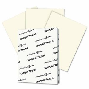 INTERNATIONAL PAPER Digital Vellum Bristol Color Cover, 67 lb, 8 1/2 x 11, Cream