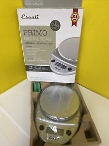 Escali Primo P115C Precision Kitchen Food Scale for Baking and Cooking New