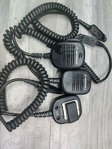 Motorola Mobile Radio Tactical Shoulder Microphone HMN9052E W/Lapel Clip QTY 1