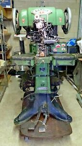 Landis No 12 Model K Stitcher Shoe Repair Machine