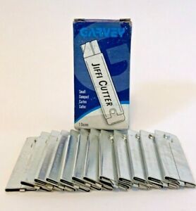 Box of 12 Garvey Jiffi Cutter Utility Pocket Knifes Cutter Retractable Blades