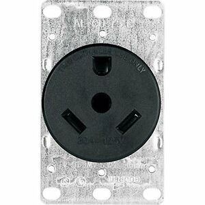 Power Receptacle 30-amp Grounding (Nema Tt-30r) - Upc 032664307003