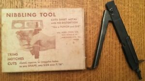 VINTAGE ADEL TOOL CO. NIBBLING TOOL-TRIMS, NOTCHES, CUTS SHEET METAL