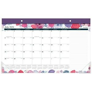 AT-A-GLANCE 2018-2019 Academic Year Desk Pad Calendar, Compact, 17-3/4 x 10-7...