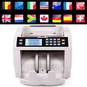 K-301 Vertical Digital Money Counter EURO US DOLLAR Bill Cash Counting Machine