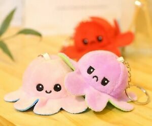Reversible plush &amp; cute key tags
