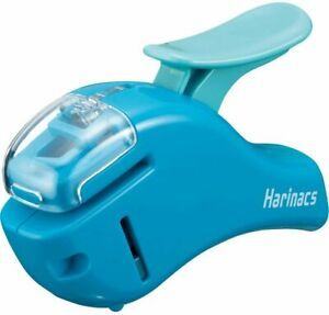 Kokuyo Stapleless Stapler Harinacs Compact Alpha Blue SLN-MSH305B SLN-MSH305B