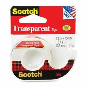 MMM144 - Transparent Glossy Tape in Self-Dispenser