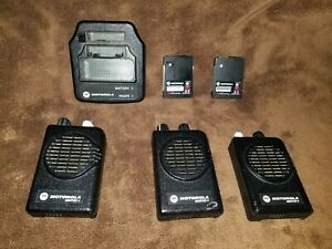 Motorola Minitor V 3 PAGER 1 BASE LOT AS IS NOT FULLY TESTED NO REFUNDS