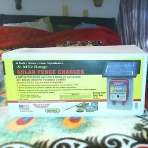 Parmak DF-SP-LI Electric Fence Charger, 25-Mile, Solar-Pak, 6-Volt Battery -