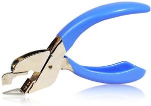 Flammi Handheld Staple Remover Lifter Opener Spring-Loaded Staple Puller for Off