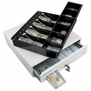 Mini Cash Register Drawer 13” for Point of Sale POS System with Fully Removab...