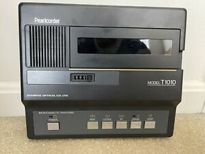 Olympus Pearlcorder Model T1010 Micro Cassette Transcriber For Parts/No Power