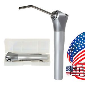 Dental 3 Way Syringe Handpiece Air Water Spray Triple with 2 Nozzle Tubes