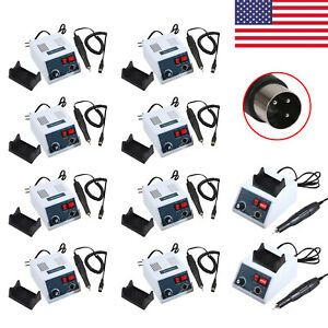 Dental Lab Marathon Micromotor &amp; 35K RPM Handpiece Polisher Control Box WR