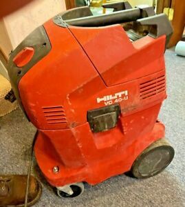 Hilti VC 40-U Industrial Wet Dry Shop Vacuum Dust Extractor 9.5 Gal - New Motor!