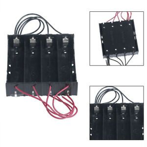 Plastic Battery Holder Storage Box Case For 4x 18650 Rechargeable Battery