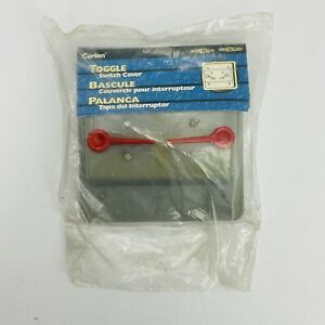 Carlon E9G2SSN Weatherproof Two Gang Double Toggle Switch Cover Gray ~Unused~