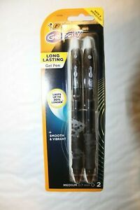 BIC Gelocity GEL Pen Medium Point (0.7mm) Long Lasting 2 Count FREE SHIPPING