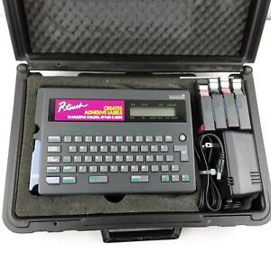 Brother PT-20 P-Touch Label Maker Printer + 4 Tape Cassettes, Case, AC Adapter