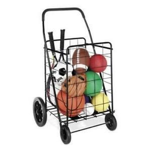 WHITMOR 6318-2678 Deluxe Rolling Utlity Cart Blk
