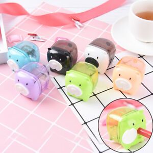 Mini Cute Cartoon Pig Pencil Sharpener For Student Kids Gifts Office StationY fi