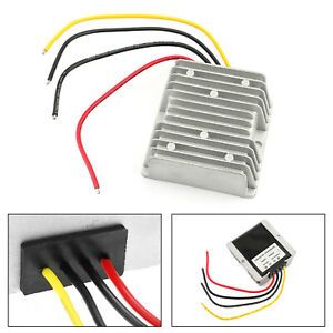 8-40V to 12V 6A Voltage Stabilizer 72W Car Power Supply Regulator Waterproof CN