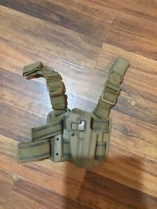 Blackhawk Serpa M9 Coyote Drop Leg Holster Beretta 92 96 RH RIGHT HAND USA Made