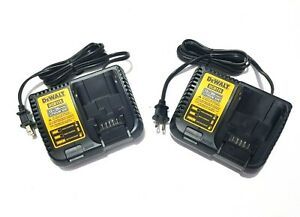 DEWALT DCB115 12V-20V MAX LITHIUM-ION BATTERY FAST CHARGER LOT OF 2 / FAST SHIP