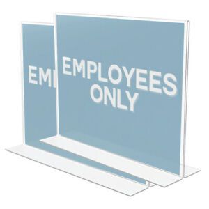 DEFLECTO 69301-2 (2 EA) CLASSIC IMAGE STANDUP SIGN