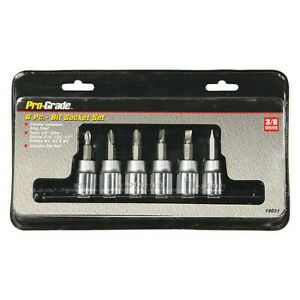PROGRADE 19031 Socket Set, SAE, 6 pcs