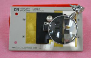 Agilent Keysight 16192A Parallel Electrode SMD Test Fixture for LCR Meters