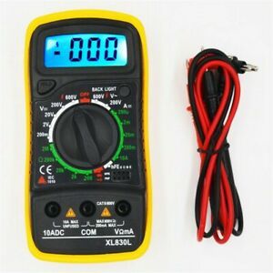 Voltmeter Multimeter 200 Ohm-2M Ohm 200V-600V LCD Meter New Practical Set
