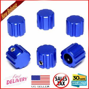 6x Blue Guitar Aluminum Control Knobs Fit Rogue,Fender,Ibanez,G&amp;L,Peavey,Mayones
