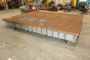 118&#034; X 158&#034; X 15&#034; PORTAGE GRID TYPE LAYOUT SURFACE TABLE: STOCK #11240