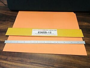 STARRETT No. C305R-12 Full Flexible Steel Rule with Inch Graduations. &#034;USA Made&#034;