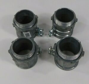 Regal 704 1 1/4&#034; EMT Screw Set Coupling Conduit Set Of (4) - FREE SHIPPING!!!
