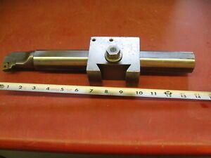 Aloris style CXA 1.5&#034; Boring Bar Holder w/ Carboloy 1-1/2&#034; Boring Bar